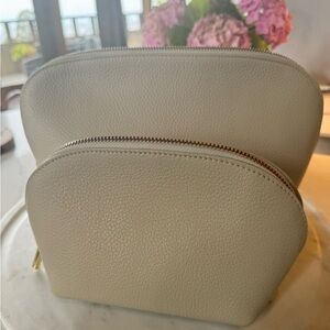 Cuyana Leather Travel set (NWT)